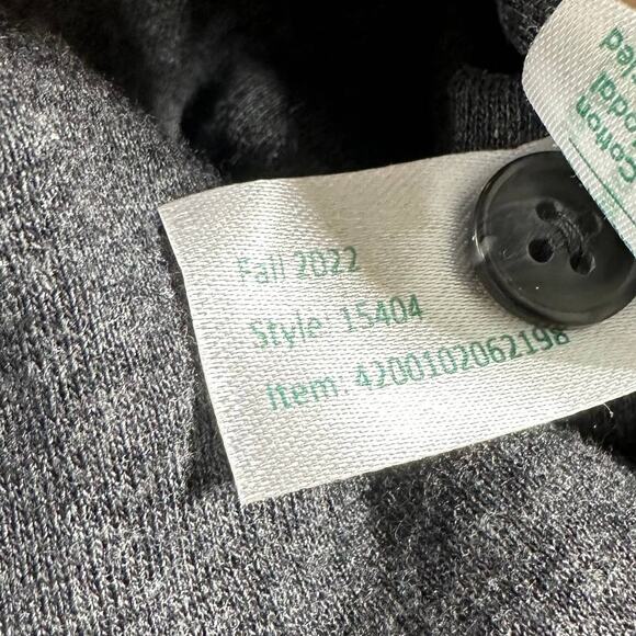 Marine Layer NWT Double Knit Henley in Faded Black and White Men's Size XXL - Picture 6 of 9